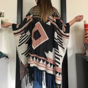 Whimsical Tribal Sweater Cardigan